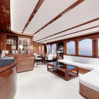PAREA - Interior Salon - Starboard View