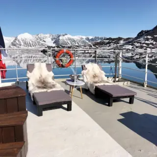 Main deck aft sun loungers