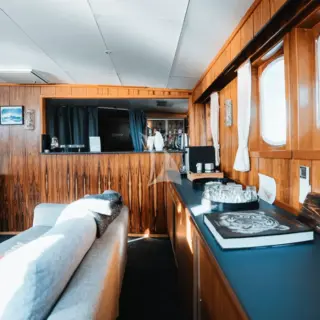 Main salon bar area