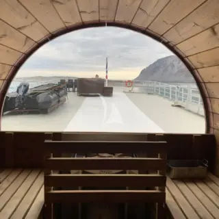 Panoramic sauna