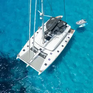 LADY FIONA - At anchor