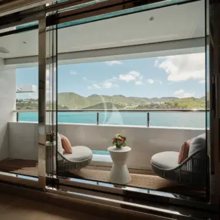 XWAVE - Master cabin private balcony with outdoor shower