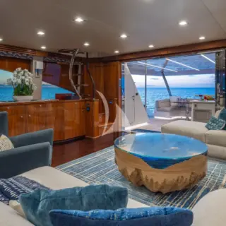 Main Salon looking aft
