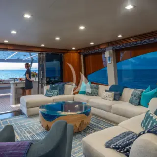 Main Salon looking aft