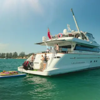 LIBERTE IV - Great water-sports options and a crew who are experienced and award winning water-skiers. 