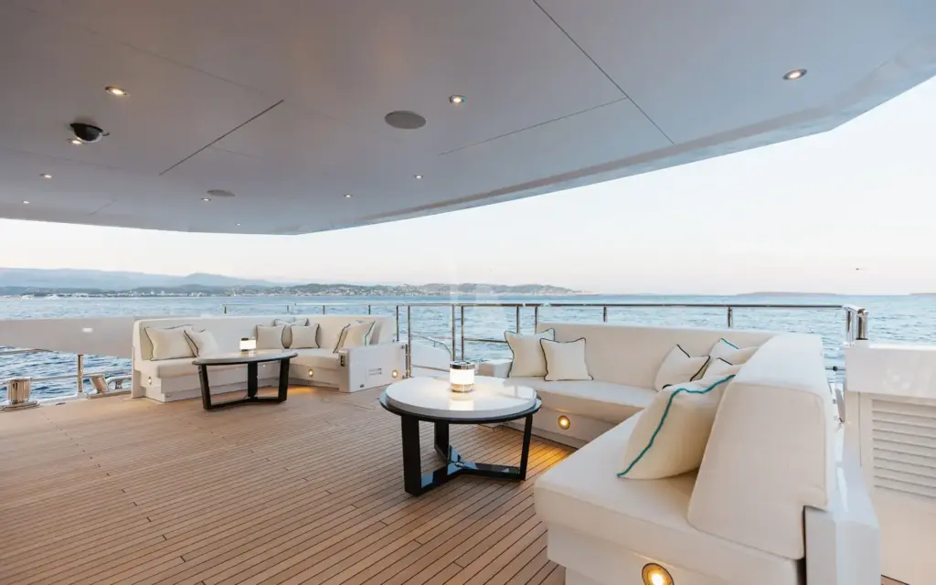 ORION - Main aft deck facing aft