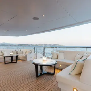 Main aft deck facing aft