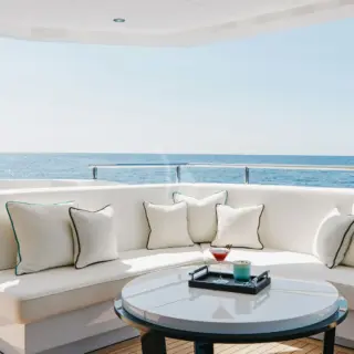 Main aft deck seating