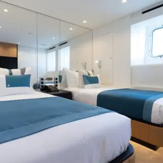 Lower deck guest stateroom-twin