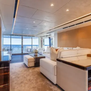 Main deck salon facing aft