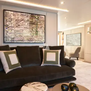 Master suite cosy seating area