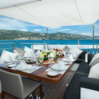 Upper Aft Deck Dining
