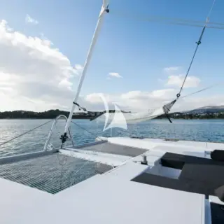 Sun deck area with hammock