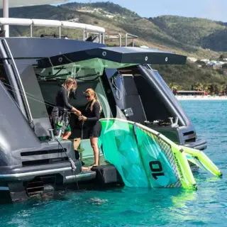 Kitesurfing