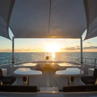 Bow lounge area