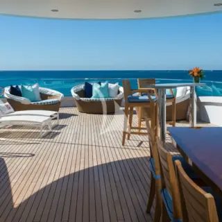 Sun deck view fwd