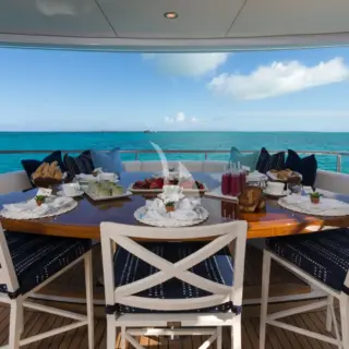 Main deck aft dining