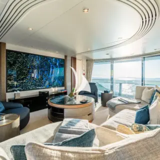 Main saloon cinema and surround sound
