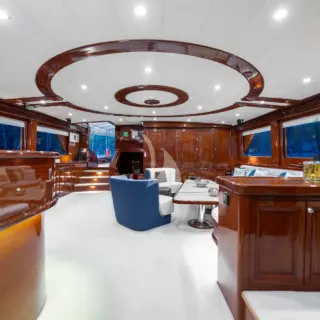 Salon view aft
