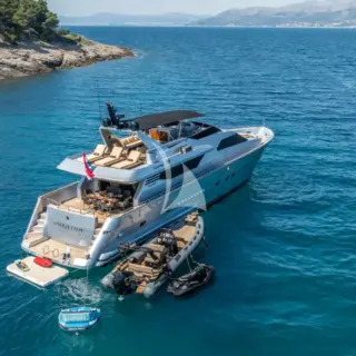 PHANTOM at anchor in style