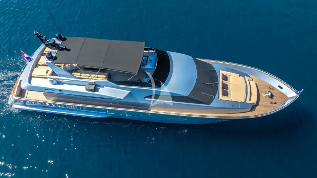 PHANTOM moored in luxury