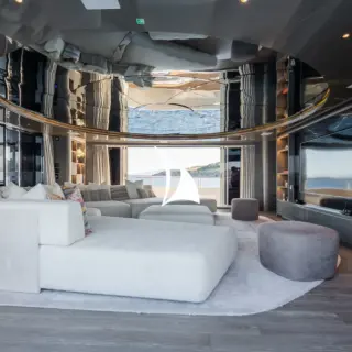 Skylounge has panoramic views and two balconies