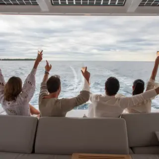 Aft couch for Seaview (sistership)