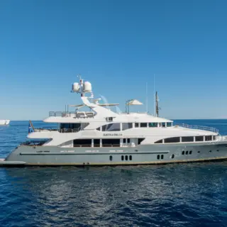 JUSTA DELIA at anchor