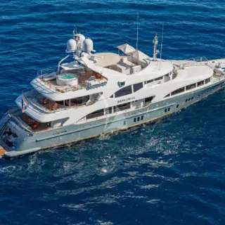 JUSTA DELIA at anchor