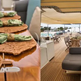 Sundeck view to aft