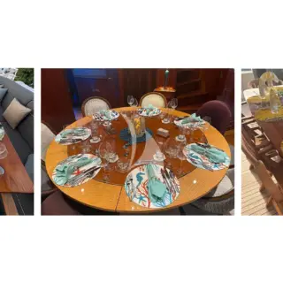 Dining: Sundeck, Dining Salon, Main Deck Aft