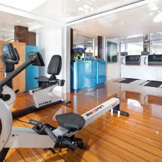 Gym view aft