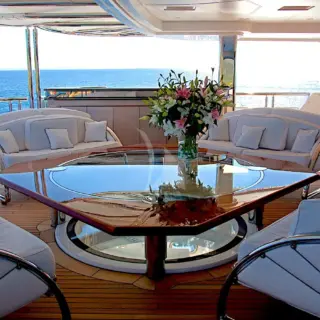 Primary suite private aft deck