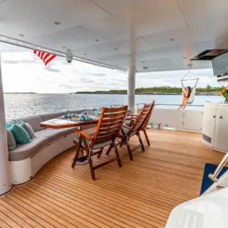 BRANDI WINE - Aft Deck Dining (Seats 8 Guests)