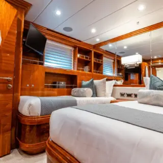 BRANDI WINE - Port Guest Stateroom (Two twin beds convert to a queen + Pullman)