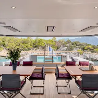 Sundeck dining