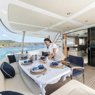 STARDUST OF MARY - Aft deck