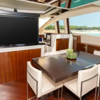Dining Table in the salon (Seating for 6 Guests)