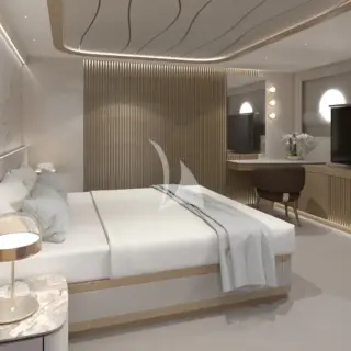 CASABLANCA - Rendering – Guest cabin refit scheduled for winter 2026/2027
