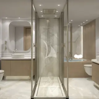 CASABLANCA - Rendering – Master en suite refit scheduled for winter 2026/2027