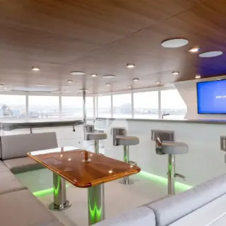 Enclosed Sun Deck with warmers