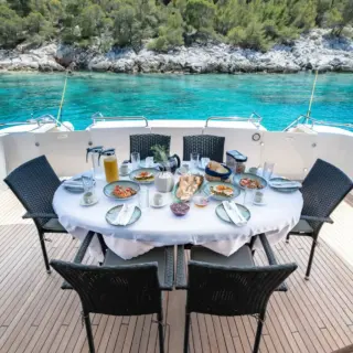 Aft deck area
