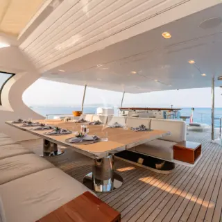 Bridge deck dining