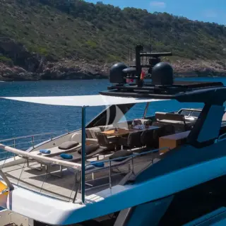 Sundeck with awning
