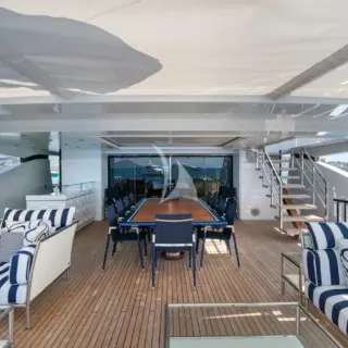 Bridge deck exterior rear