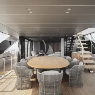 Exterior dining area