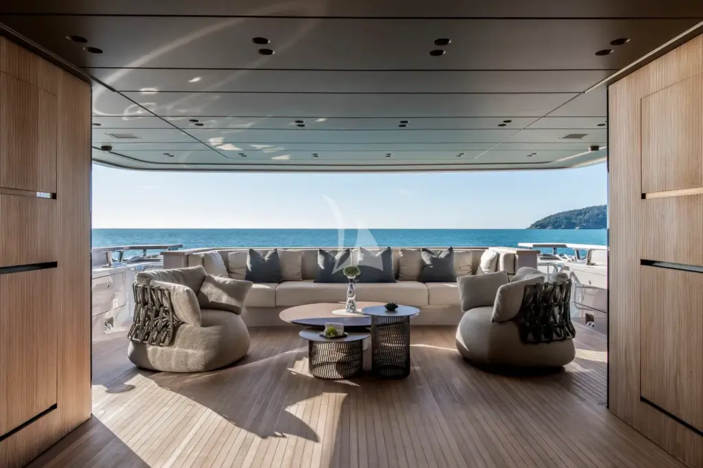 INS LAND - Main deck aft seating area