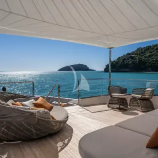 Portuguese bridge seating area