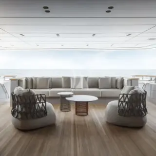 Main deck aft seating area