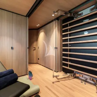 Master cabin gym area